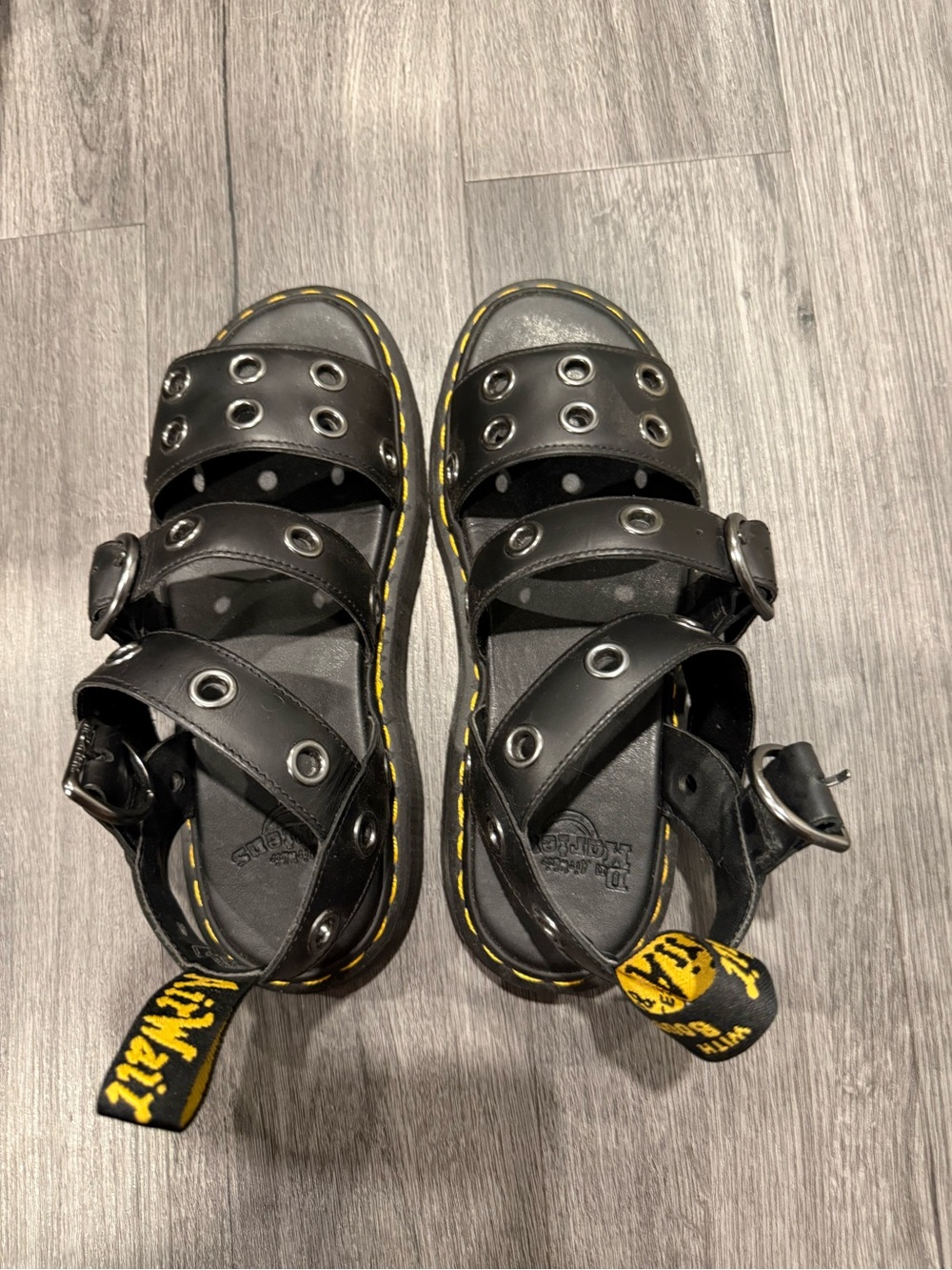 Dr. Martens Gryphon Hardware Brando Leather Sandal